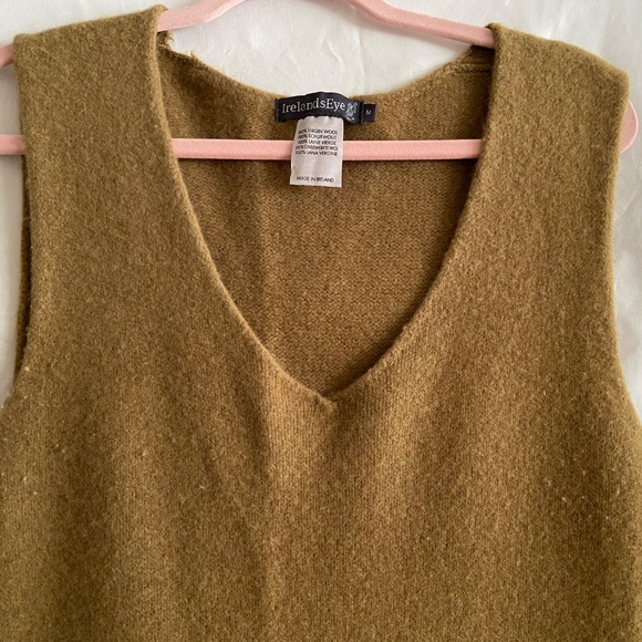 Irelands Eye Sanderling Jumpsuit, Merino Wool, Olive, Size Medium (US 6-8) - Picture 8 of 9